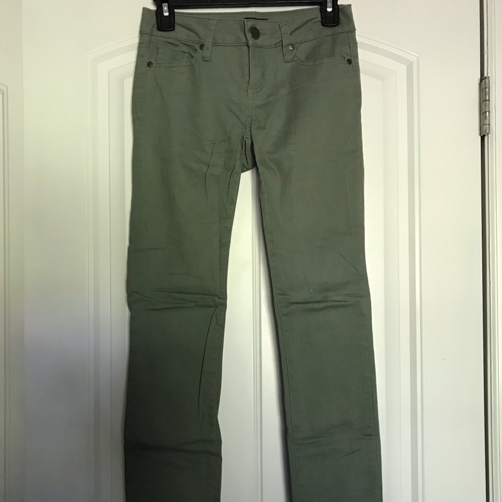 Olive Green Jeans